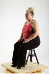 Whole Body Woman Artistic poses White Casual Overweight